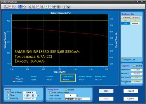 Купить оригинальные 18650 3350мАч Samsung INR18650-35E 3,6В 10A незащищенный Li-Ion АКБ высокотоковый купить в магазине Запас Мощности фото 10