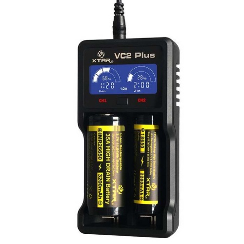 Купить оригинальные Зарядное устройство XTAR VC2 PLUS master для Li-Ion / Ni-Mh аккумуляторов купить в магазине Запас Мощности