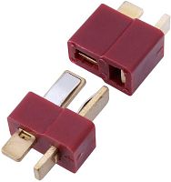 Купить оригинальные AMASS AM-1015B (DEAN/T-plug) (F+M) разъем питания (комплект вилка/розетка) купить в магазине Запас Мощности