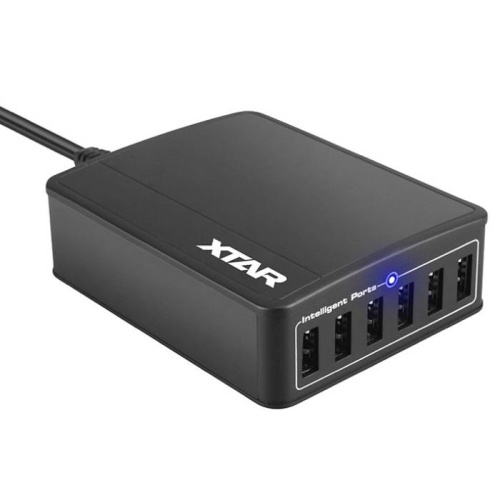 Купить оригинальные Зарядное Устройство XTAR SIX-U U1 6-канальный USB концентратор купить в магазине Запас Мощности фото 4